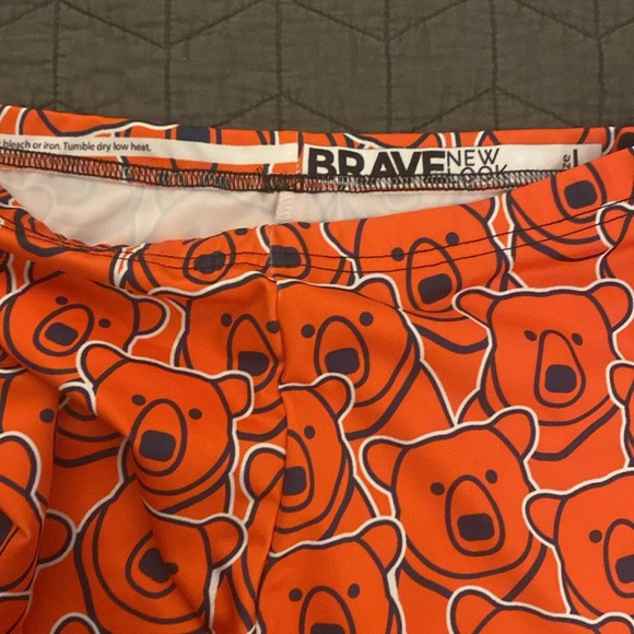 New Orange and blue soft leggings NWOT - Picture 5 of 5